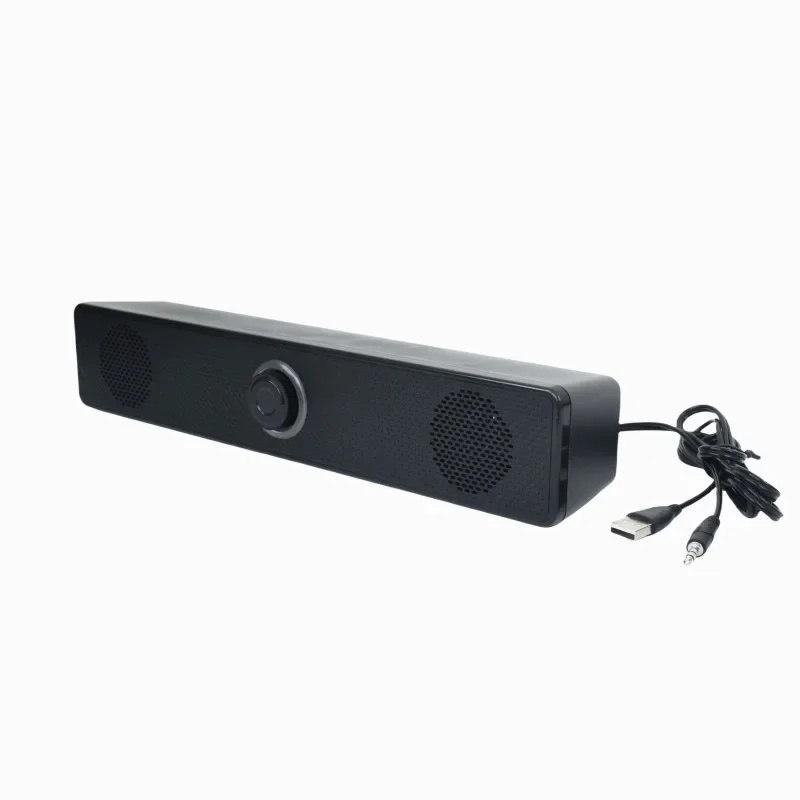 Compact Soundbar For Pc Monitor - Stereo Computer Speaker Bar with Subwoofer