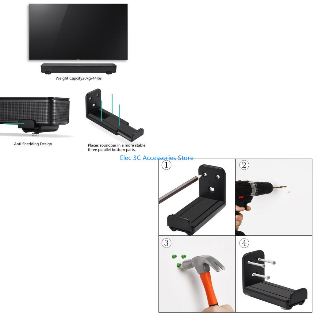 Y51A Universal Sound Bar Wall  - Soundbar Wall Mount Bracket Universal ulasan dan harga
