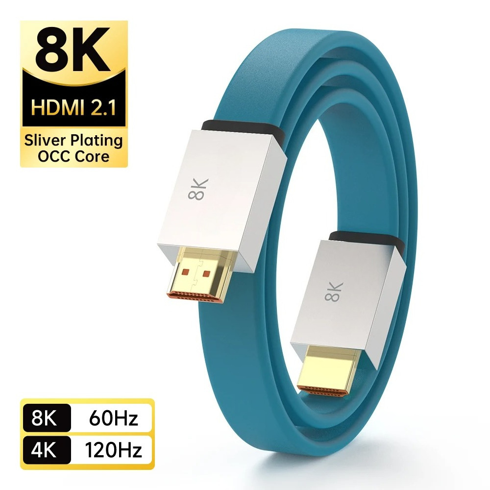 HDMI 2.1 Cable 48Gbps 8K@60Hz  - Hdmi 2.1 Cable 8K 60Hz 48Gbps Earc ulasan dan harga
