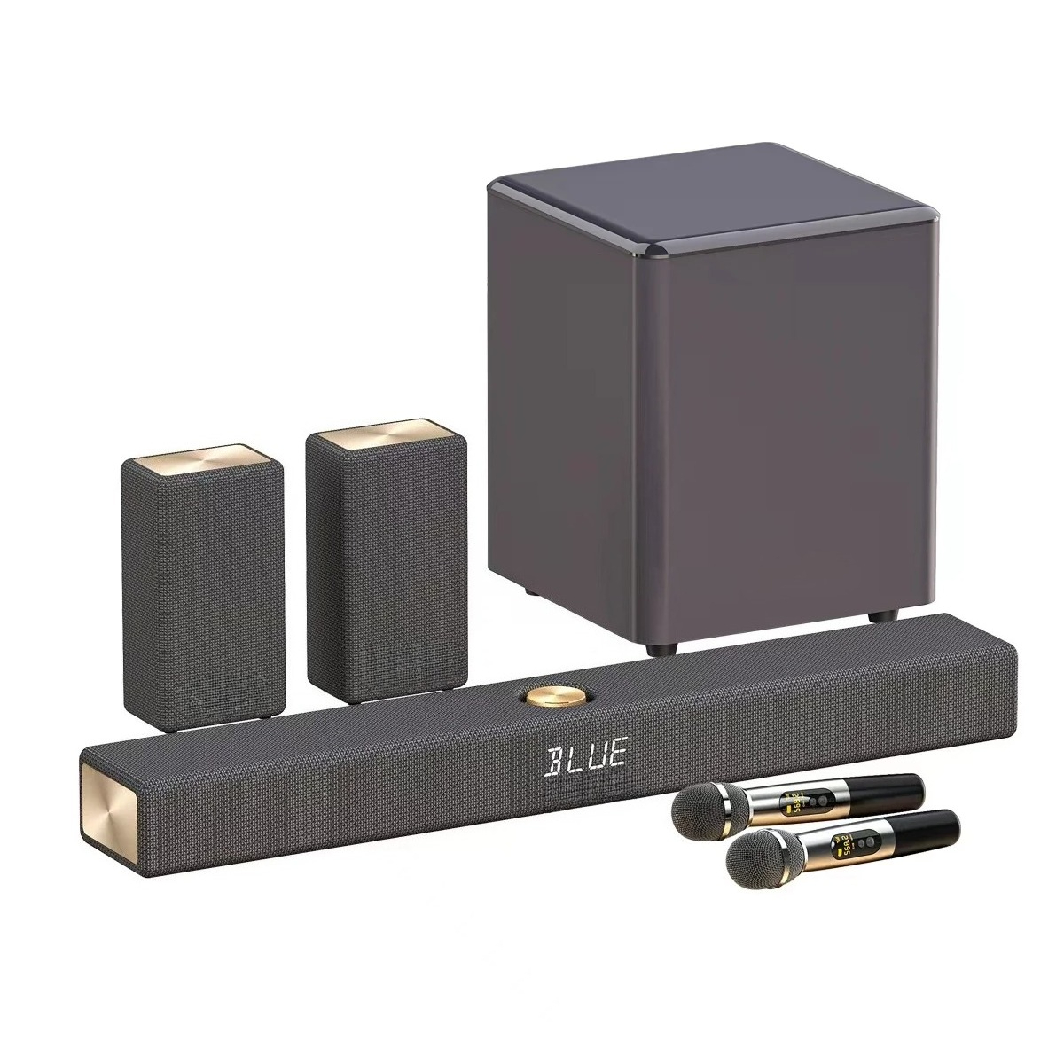 5.1CH Home Theater Sound Bar w - Soundbar With Wireless Subwoofer 5.1Ch ulasan dan harga
