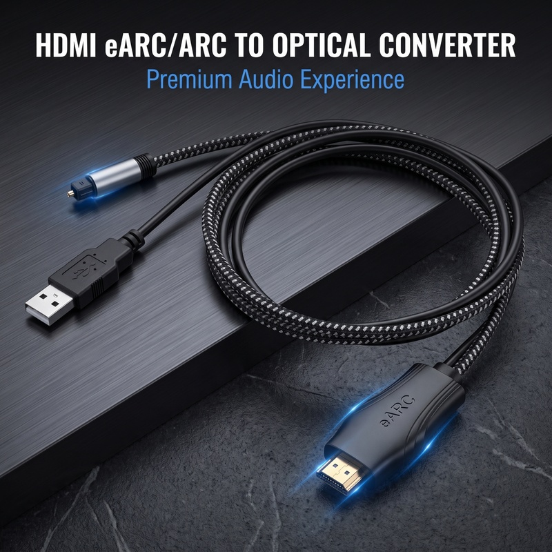 HDMI EARC ARC to Optical SPDIF - Dolby Atmos Soundbar Hdmi Earc ulasan dan harga