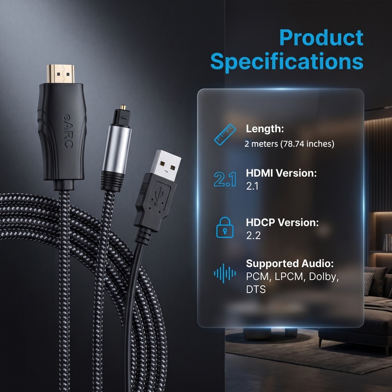 HDMI EARC ARC to Optical SPDIF - Dolby Atmos Soundbar Hdmi Earc ulasan dan harga