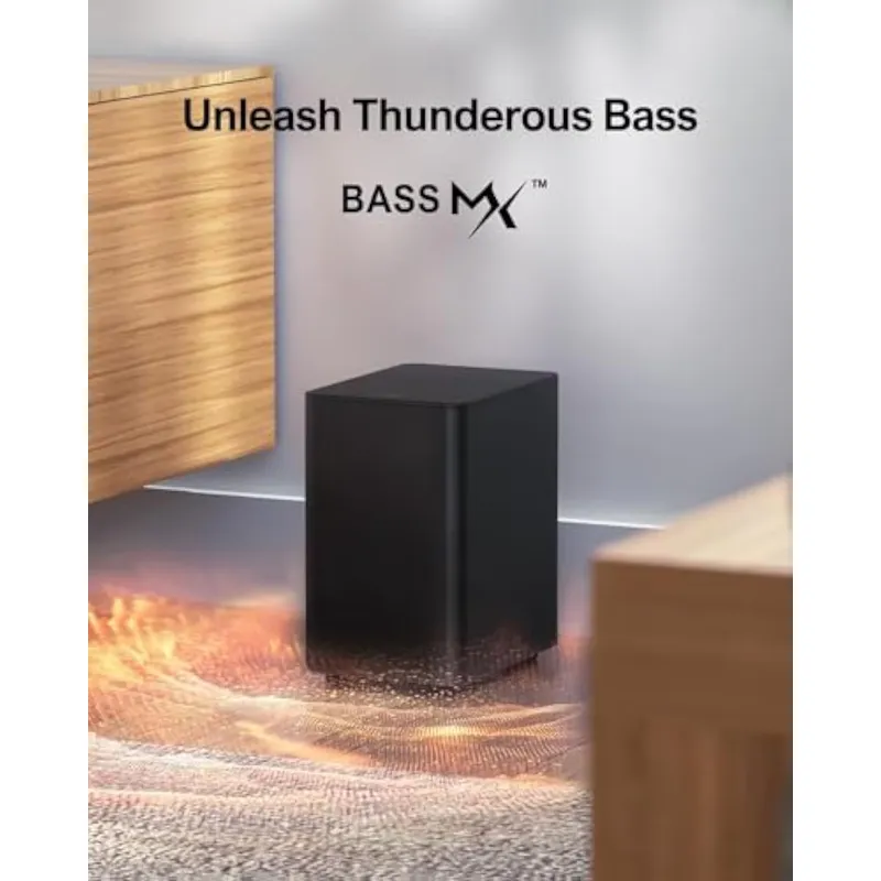 5.1ch Surround Soundbar with 2 - Soundbar With Wireless Subwoofer 5.1Ch ulasan dan harga