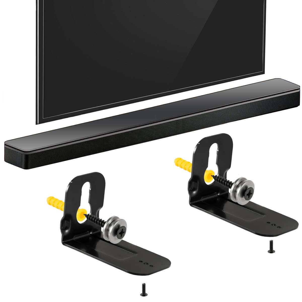 2pcs Soundbar Speaker Wall Mou - Speaker Wall Ceiling Mount Bracket ulasan dan harga