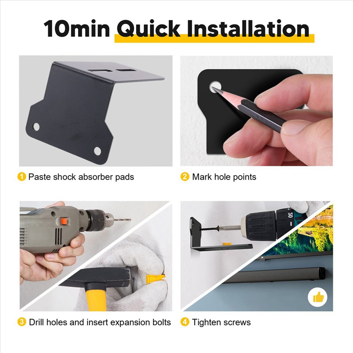 DIGITALBUY Sound Bar Mounts Wa - Soundbar Wall Mount Bracket Universal ulasan dan harga