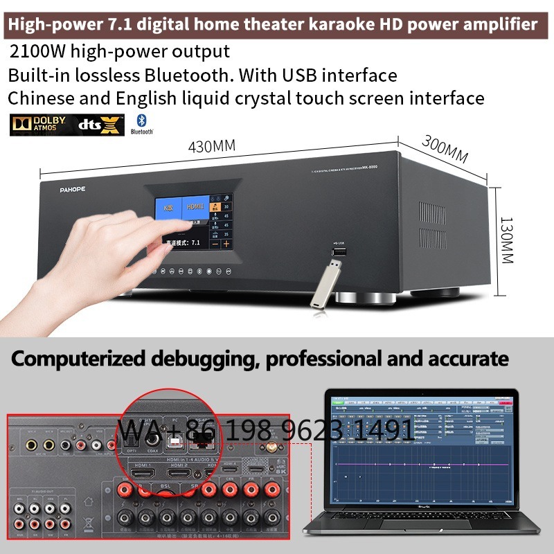 7.1 Tower Home Theater System  - Home Theater System 7.1 Surround Sound ulasan dan harga