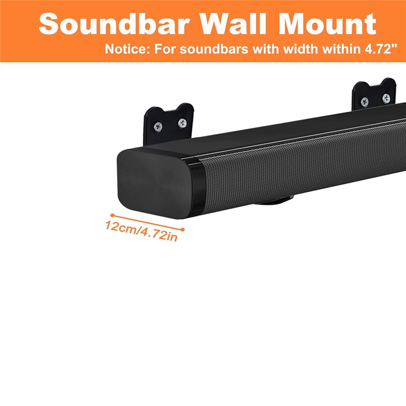 ABXD Universal Type 4.72 Inch  - Soundbar Wall Mount Bracket Universal ulasan dan harga