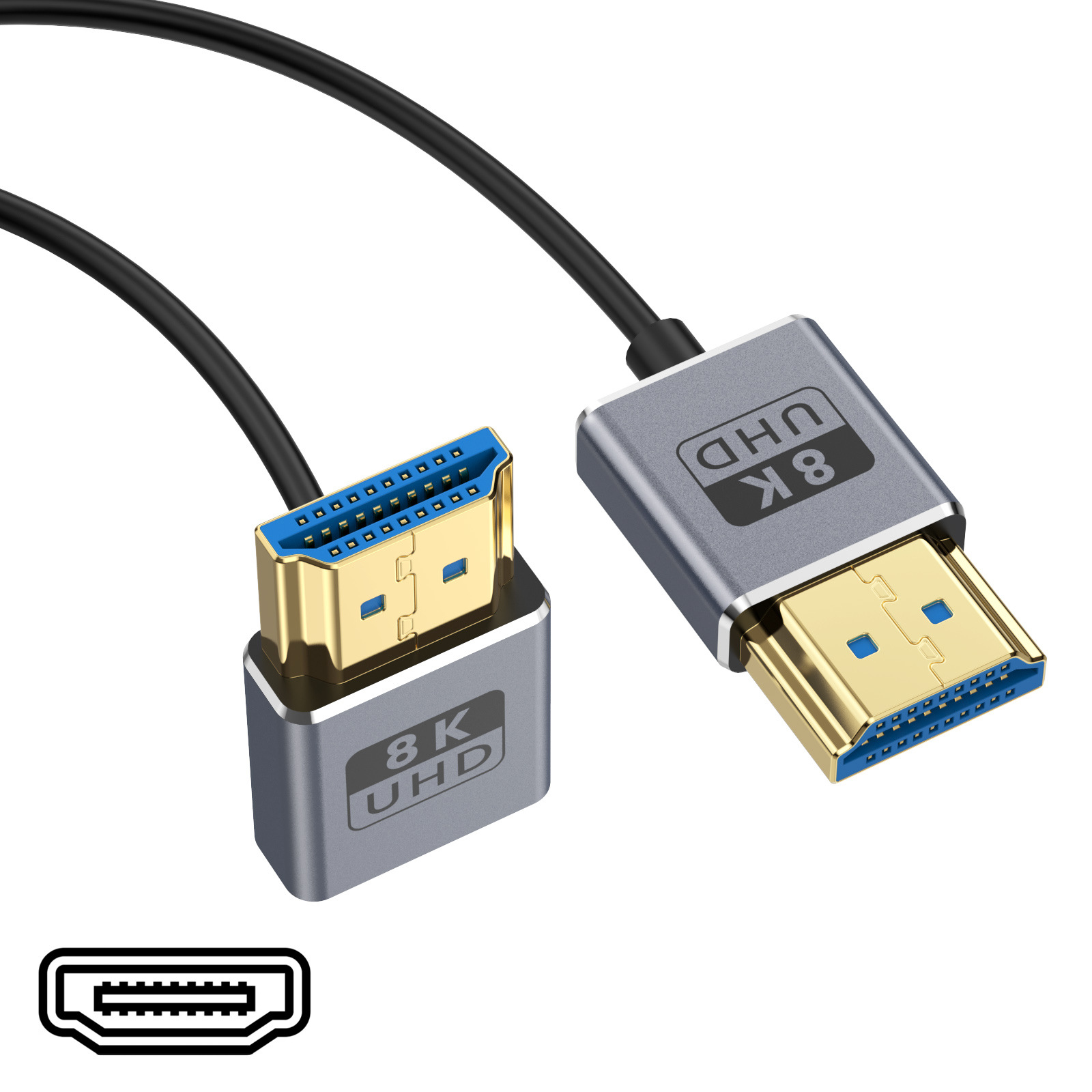 Coaxial HDMI 8K HDMI 2.1 Cable - Hdmi 2.1 Cable 8K 60Hz 48Gbps Earc ulasan dan harga