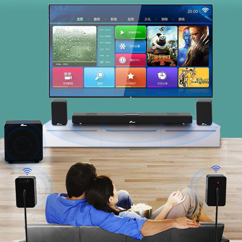 7.1 HD Wireless Home Theater S - Home Theater System 7.1 Surround Sound ulasan dan harga