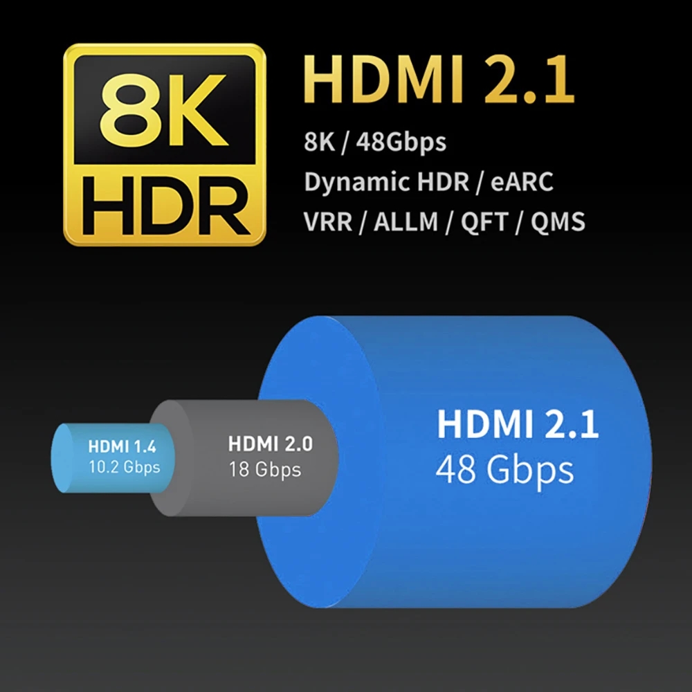 8K Detachable Optical Fiber HD - Hdmi 2.1 Cable 8K 60Hz 48Gbps Earc ulasan dan harga