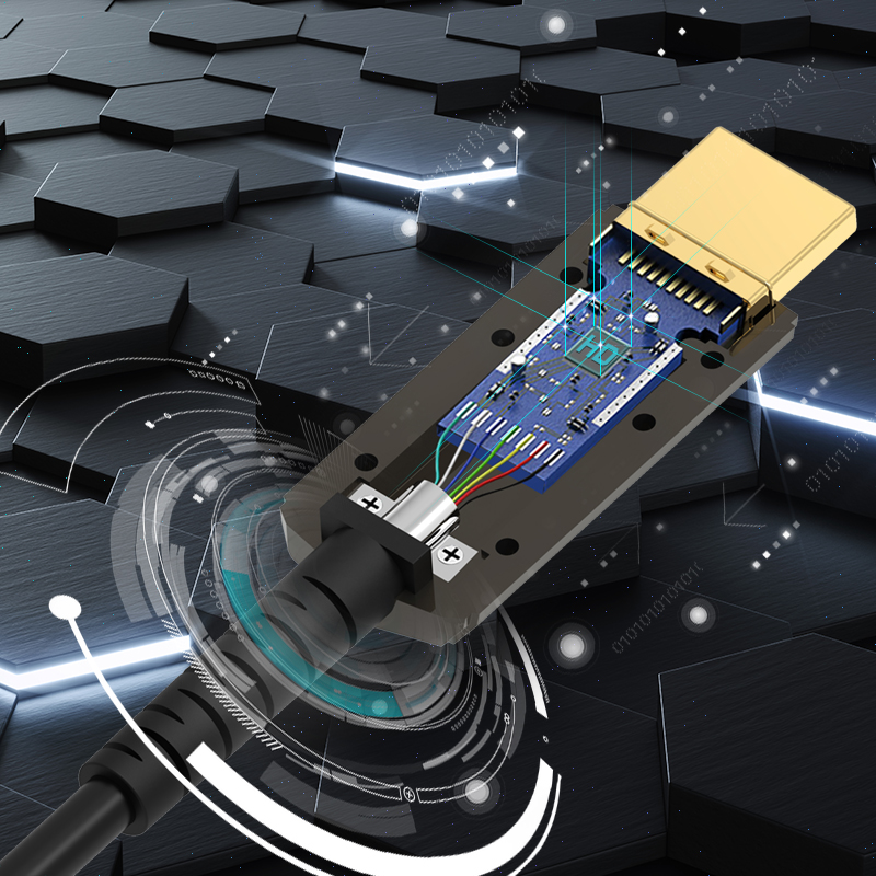 8K HDMI 2.1 Cable Optical Fibe - Hdmi 2.1 Cable 8K 60Hz 48Gbps Earc ulasan dan harga