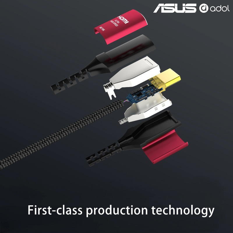 ASUS 48Gbps HDMI 2.1 Screen Ca - Hdmi 2.1 Cable 8K 60Hz 48Gbps Earc ulasan dan harga