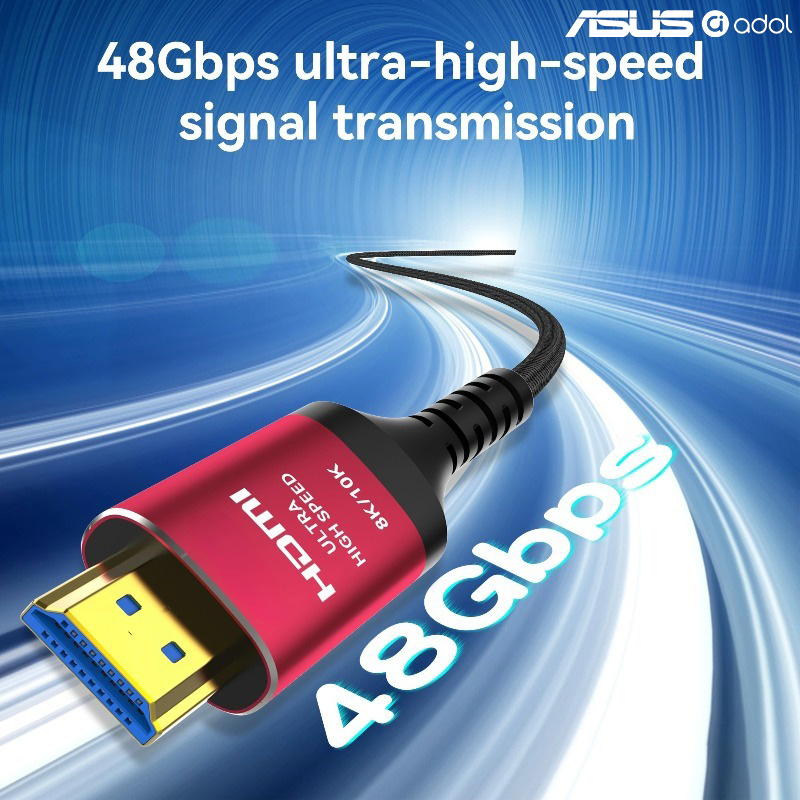 ASUS 48Gbps HDMI 2.1 Screen Ca - Hdmi 2.1 Cable 8K 60Hz 48Gbps Earc ulasan dan harga