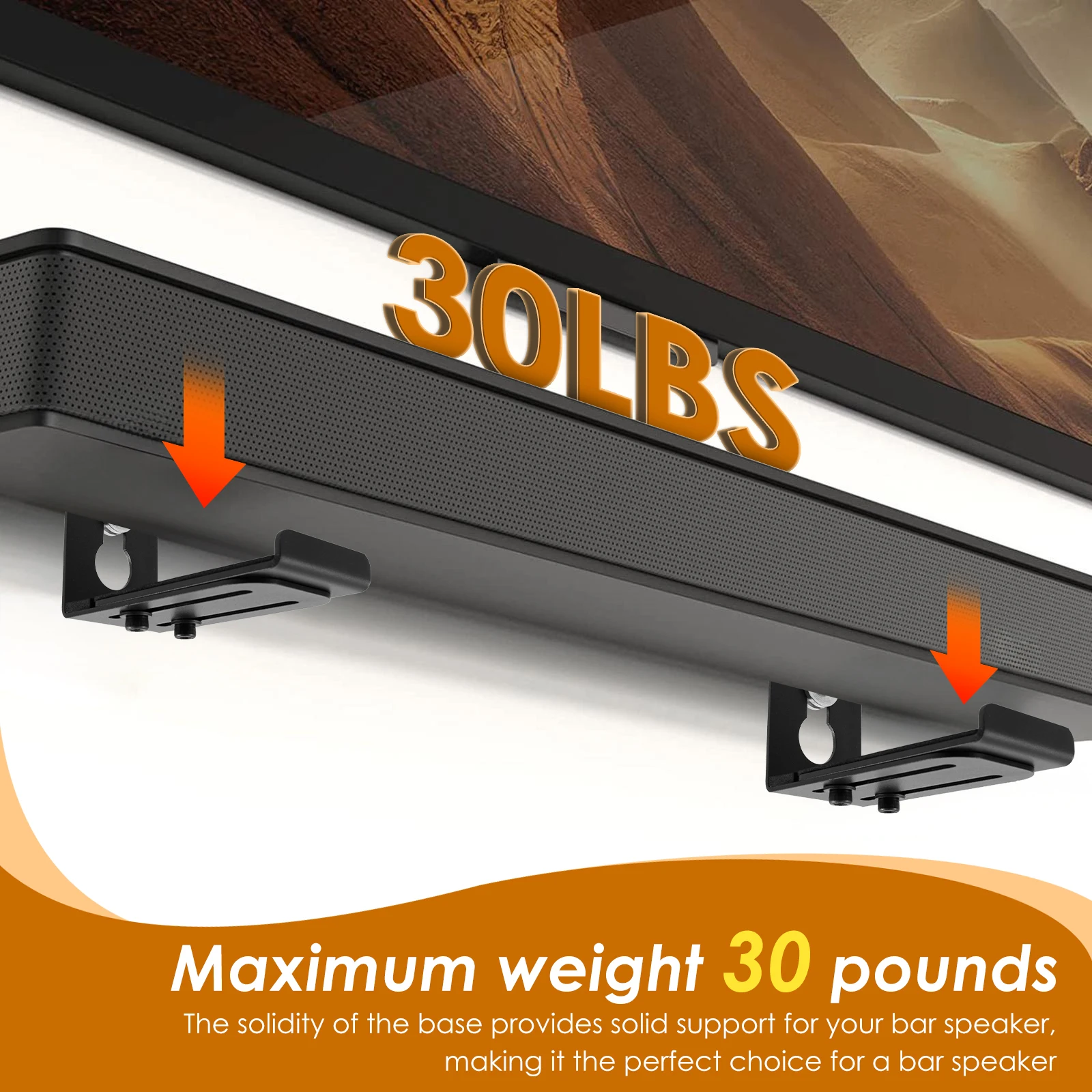 Sound Bar Mount Wall Bracket E - Soundbar Wall Mount Bracket Universal ulasan dan harga