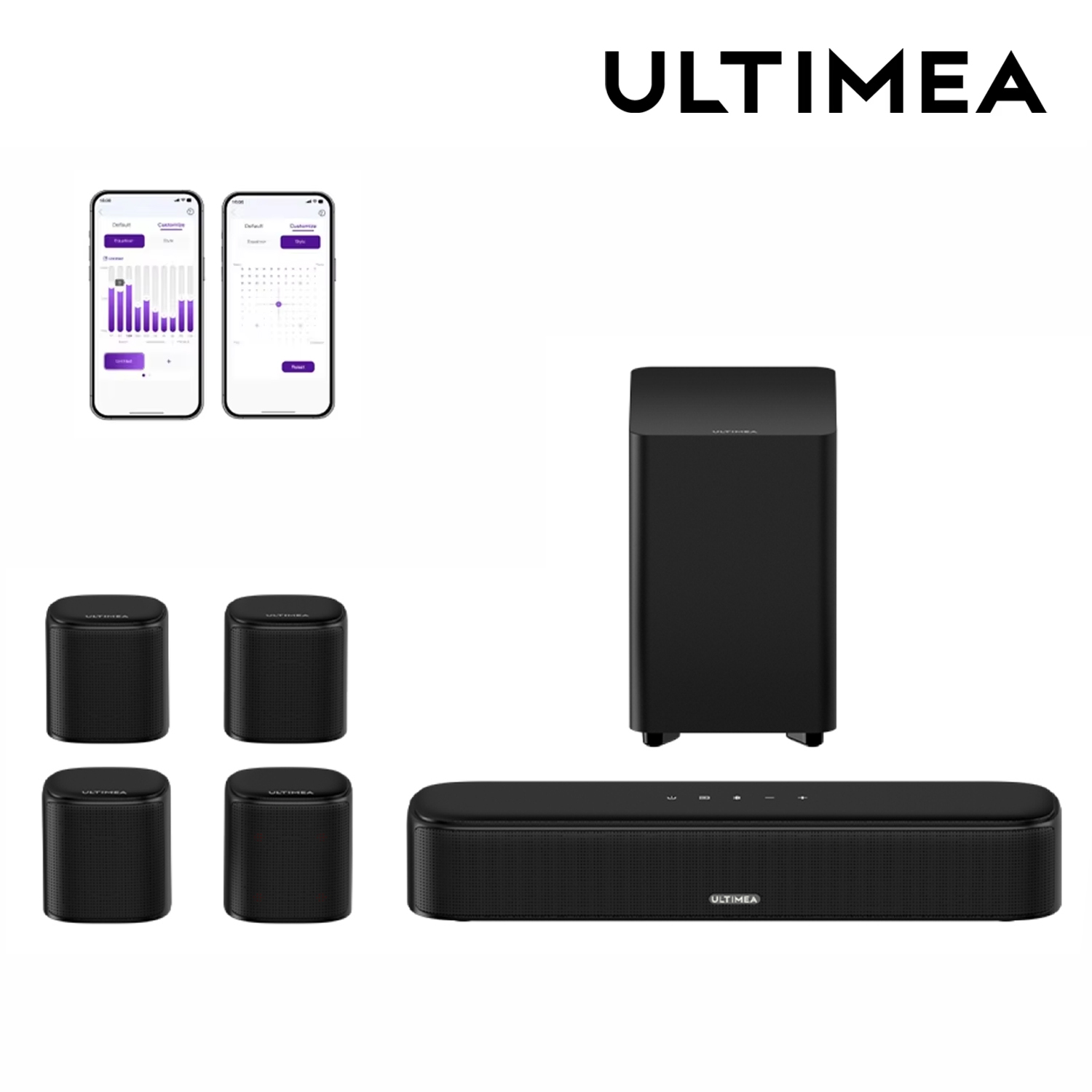 ULTIMEA 7.1 Channel Sound Bar  - Home Theater System 7.1 Surround Sound ulasan dan harga