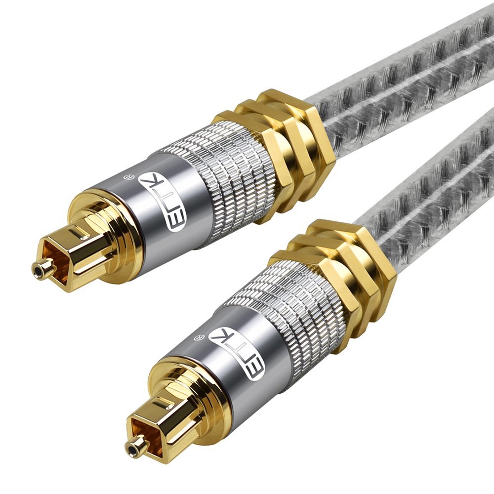 EMK Top Grade OD8.0mm Spdif Op - Optical Audio Cable Toslink Gold Plated ulasan dan harga