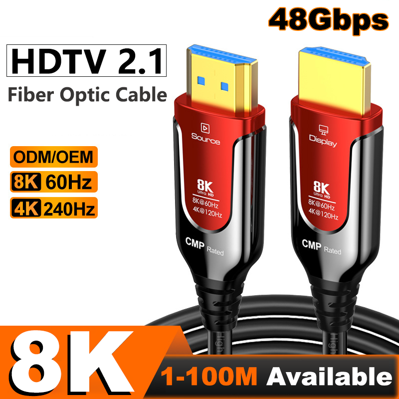 CMP Fire-Rated 8K HDMI 2.1 Fib - Hdmi 2.1 Cable 8K 60Hz 48Gbps Earc ulasan dan harga