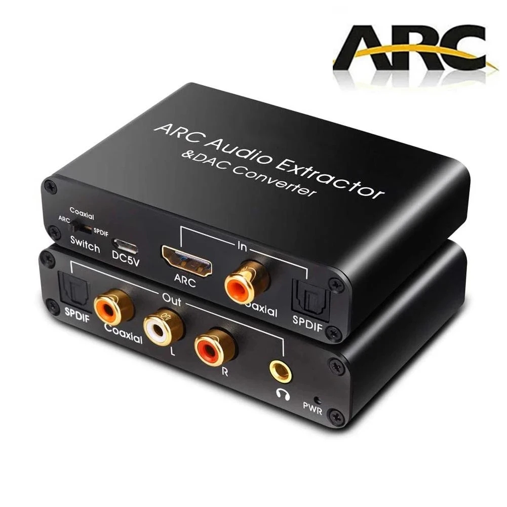 192KHz ARC DAC Audio Extractor - Dolby Atmos Soundbar Hdmi Earc ulasan dan harga