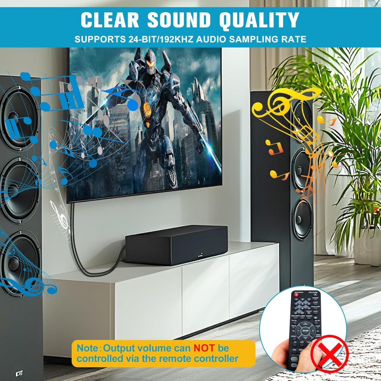 EARC ARC to Optical SPDIF Audi - Dolby Atmos Soundbar Hdmi Earc ulasan dan harga