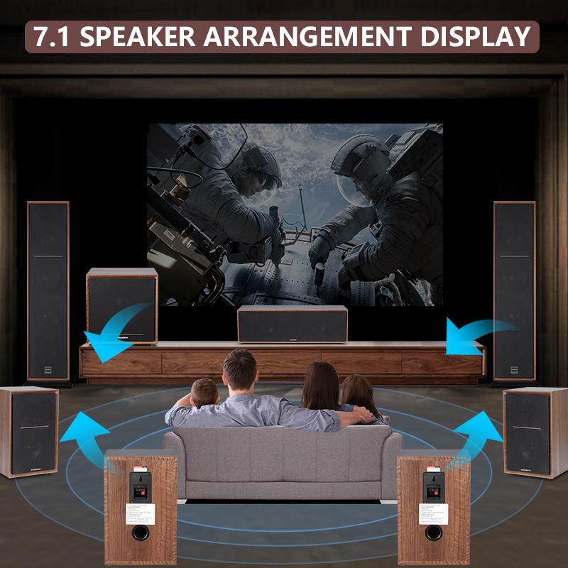7.1 Tower Home Theater System  - Home Theater System 7.1 Surround Sound ulasan dan harga