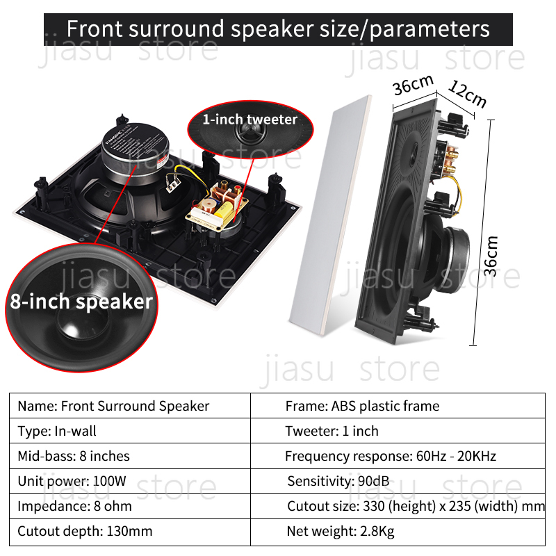 7.1 DTS In-Wall Home Theater S - Home Theater System 7.1 Surround Sound ulasan dan harga