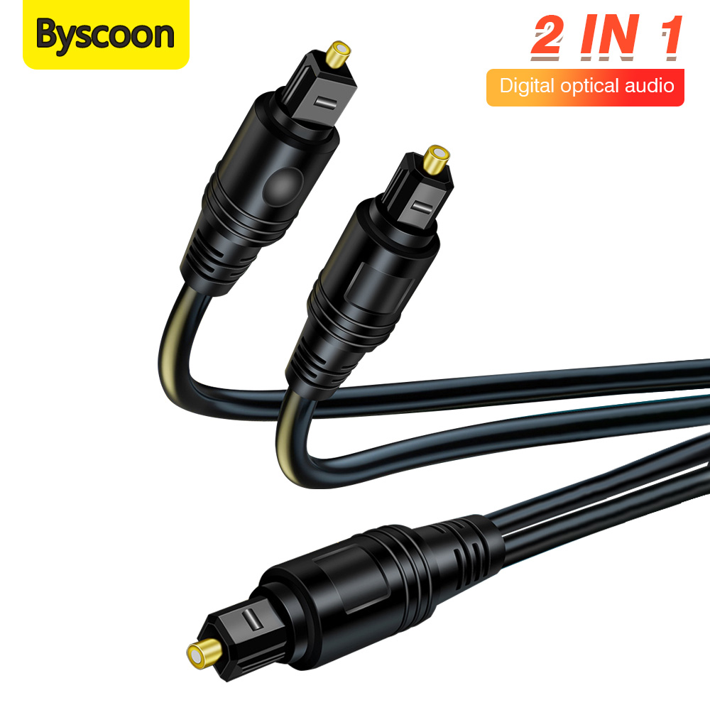 1 To 2 Toslink Gold-Plated Dig - Optical Audio Cable Toslink Gold Plated ulasan dan harga