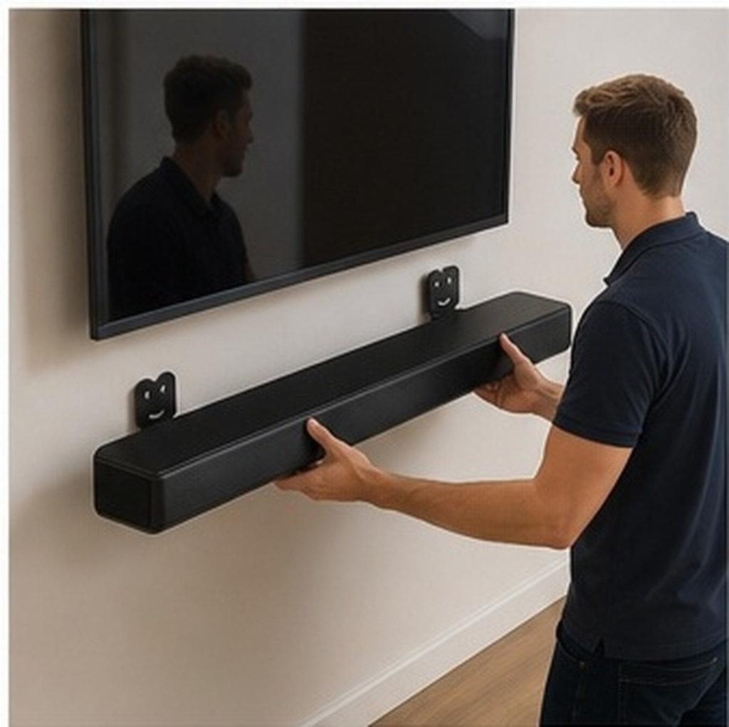 2Pcs Soundbar Wall Mount Brack - Soundbar Wall Mount Bracket Universal ulasan dan harga