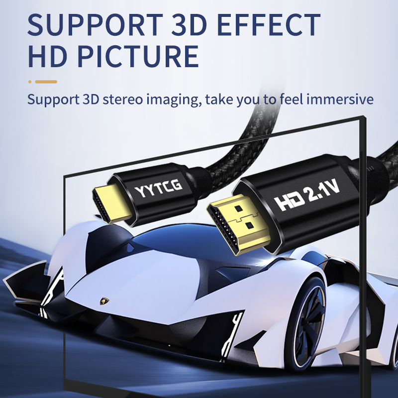 HDMI 2.1 Cable HDMI Cord 8K 60 - Hdmi 2.1 Cable 8K 60Hz 48Gbps Earc ulasan dan harga