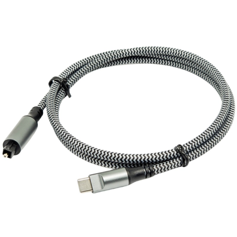 Braided USB C To Optical Audio - Optical Audio Cable Toslink Gold Plated ulasan dan harga