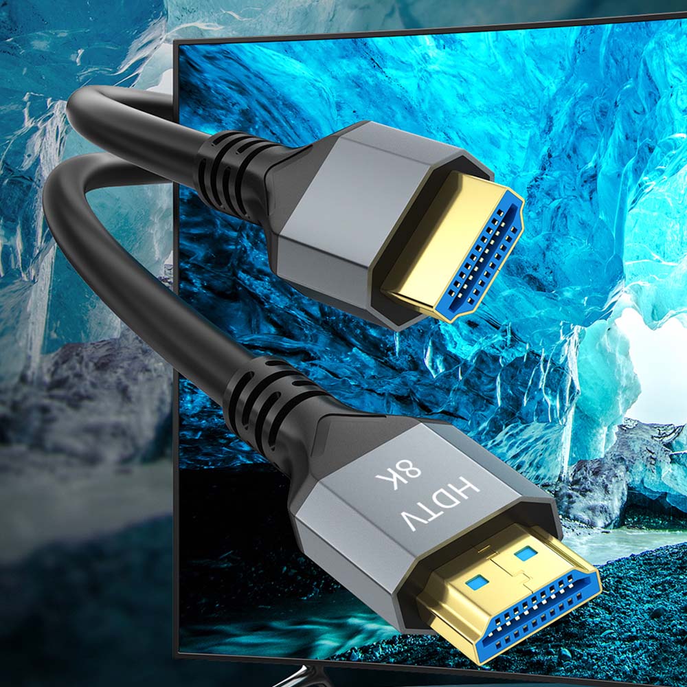 8K HDMI Cable HDMI 2.1 8K@60Hz - Hdmi 2.1 Cable 8K 60Hz 48Gbps Earc ulasan dan harga