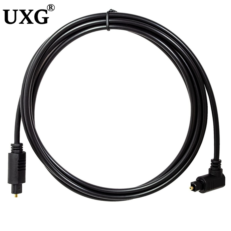 90 Degree Digital Optical Audi - Optical Audio Cable Toslink Gold Plated ulasan dan harga